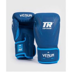 Rękawiczki Box Venum x Top Range. Niebieskie rękawiczki damskie VENUM, bez wzorów. Za 379.99 zł.