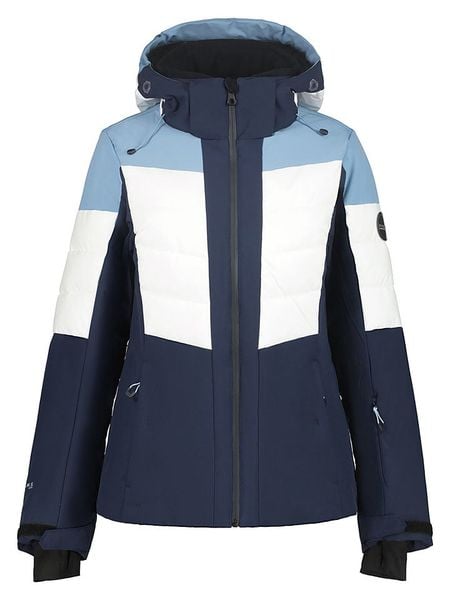 Icepeak Kurtka narciarska "Florala" w kolorze granatowo-biało-błękitnym rozmiar: 38. Białe kurtki narciarskie i snowboardowe damskie ICEPEAK, m, bez wzorów, z materiału, bez kaptura, narciarskie. Za 354.10 zł.