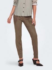 ONLY Legginsy w kolorze jasnobrązowym rozmiar: XS/L32. Brązowe legginsy damskie Only, l, bez wzorów. Za 52.79 zł.