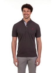 The Time of Bocha Koszulka polo w kolorze ciemnobrązowym rozmiar: XXL. Brązowe koszulki polo męskie The Time of Bocha, xxl, bez wzorów, z bawełny, bez ramiączek. Za 98.45 zł.