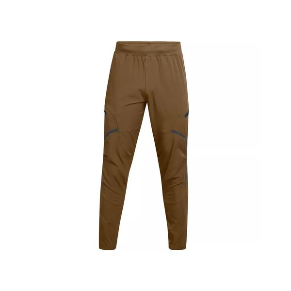Spodnie dresowe Under Armour UNSTOPPABLE CARGO. Brązowe spodnie sportowe męskie Under Armour, z dresówki. Za 457.25 zł.