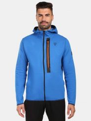 Kilpi Bluza "Okampos" w kolorze niebiesko-czarnym rozmiar: XL. Niebieskie bluzy z kapturem męskie Kilpi, xl, z bawełny. Za 173.99 zł.