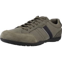 Buty GEOX U RAVEX Zielony. Zielone buty trekkingowe męskie Geox, z syntetyku, bez zapięcia, trekkingowe. Za 331.99 zł.