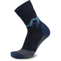 Skarpety trekkingowe męskie Meindl MT3.5 Men z wełną merino. Szare skarpetki męskie MEINDL, bez wzorów, z wełny. Za 95.00 zł.