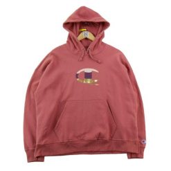 Bluza z kapturem damska luźny krój. Czerwone bluzy z kapturem damskie CHAMPION, m, z dresówki. Za 124.96 zł.