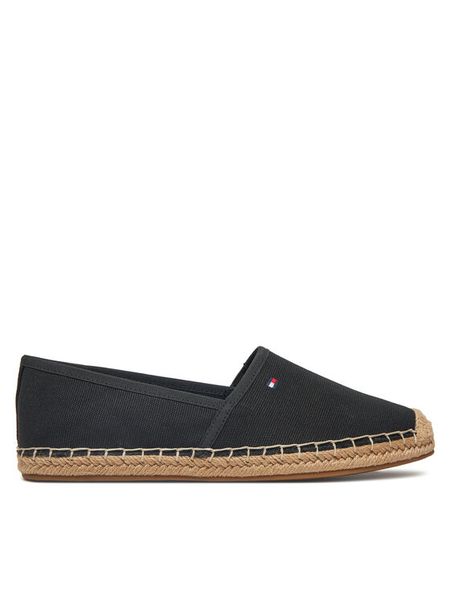 Tommy Hilfiger Espadryle Flag Canvas Espadrille FW0FW08541 Czarny. Czarne espadryle damskie Tommy Hilfiger, bez wzorów, z materiału, bez obcasa. Za 169.99 zł.