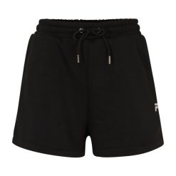 Spodenki damskie FILA Recke. Czarne szorty damskie Fila, bez wzorów, sportowe. Za 79.99 zł.
