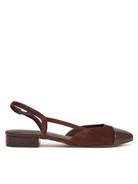 Aldo Baleriny Clementinne 14403503 Brązowy ciemny. Brązowe baleriny damskie Aldo, bez wzorów, ze skóry, bez obcasa. Za 319.99 zł.
