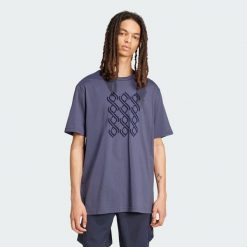 Koszulka Juventus Seasonal Heavy Cotton. Niebieskie t-shirty sportowe męskie Adidas, l, z bawełny, bez ramiączek, do piłki nożnej. W wyprzedaży za 125.30 zł.