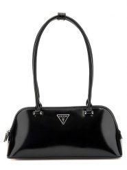 Guess Torebka w kolorze czarnym - 30 x 14 x 8 cm rozmiar: onesize. Czarne torebki klasyczne damskie Guess, z aplikacjami, z lakierowanej skóry, lakierowane, bez dodatków. Za 460.12 zł.