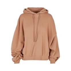 Damska Bluza Z Frotte Organic Oversized Hoodie. Brązowe bluzy bez kaptura damskie Urban Classics, s. Za 350.99 zł.
