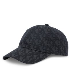 Czapka z daszkiem Calvin Klein. Czarne czapki z daszkiem damskie CALVIN KLEIN, bez wzorów. Za 129.99 zł.