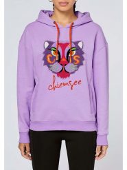 Chiemsee Bluza w kolorze fioletowym rozmiar: XS. Różowe bluzy z kapturem damskie Chiemsee, xs. Za 182.45 zł.