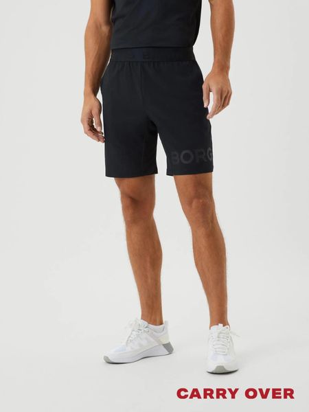 Bjorn_borg BORG 9" SHORTS z recyklingowanego poliestru – BLACK BEAUTY. Czarne szorty męskie Björn Borg, m, na fitness i siłownię. Za 247.00 zł.