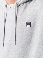Męska bluza Fila Men Caro Overhead Hoodie 684569-A012. Szare bluzy sportowe męskie Fila, bez wzorów, z bawełny, sportowe, bez kołnierzyka, bez ramiączek. Za 208.48 zł.