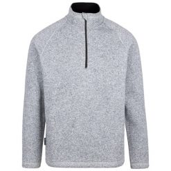 Bluza Męska Corsham Marl Half Zip Fleece Top. Szare bluzy bez kaptura męskie Trespass, l. Za 132.99 zł.