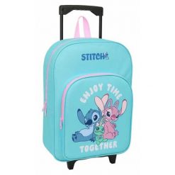 Torba szkolna z kółkami DISNEY Niebieski. Niebieskie torebki klasyczne damskie Disney, bez wzorów, bez dodatków. Za 137.15 zł.