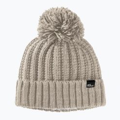 Czapka zimowa damska Jack Wolfskin Highloft Knit. Szare czapki zimowe damskie Jack Wolfskin. Za 139.99 zł.