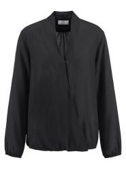 Fynch Hutton Bluzka w kolorze czarnym rozmiar: 36. Czarne bluzki damskie Fynch Hutton, bez wzorów, z wiskozy, bez kołnierzyka, bez ramiączek. Za 90.95 zł.