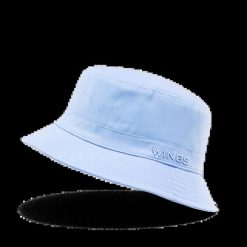 Bucket Hat WINGS UNLEASH bawełniany kapelusz PASTEL BLUE. Niebieskie kapelusze damskie Wings, na lato, bez wzorów, z bawełny. Za 49.90 zł.