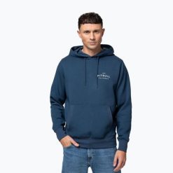 Bluza męska Pitbull Sampson Hooded Sweatshirt. Niebieskie bluzy z kapturem męskie PITBULL, m, z bawełny. Za 189.99 zł.