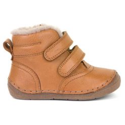 Buty ocieplane dziecięce Froddo na rzepy zimowe kozaki wodoodporne beżowe. Brązowe buty zimowe męskie Froddo, na zimę, bez zapięcia. Za 239.00 zł.