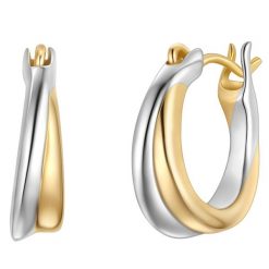 Glanzstücke München Kolczyki kola ze srebra próby 925 w kolorze zlotym 1 ct Damski. Żółte kolczyki damskie Glanzstücke München, srebrne. Za 289.99 zł.