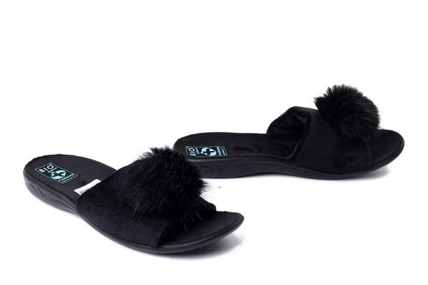 ADANEX 29271 SAK65WW czarny, kapcie damskie. Czarne kapcie damskie Adanex. Za 110.90 zł.