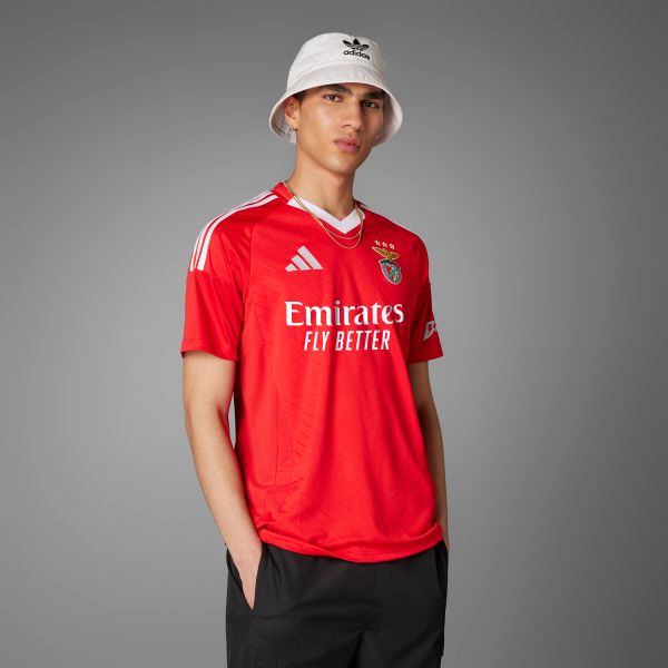 Koszulka piłkarska ADIDAS Benfica domowa sezon 24/25. Bluzki damskie Adidas, l, bez ramiączek, do piłki nożnej. W wyprzedaży za 339.99 zł.