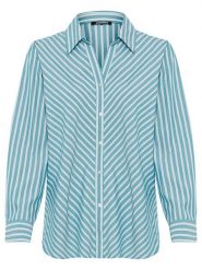 Olsen Bluzka w kolorze turkusowym rozmiar: 46. Niebieskie bluzki damskie Olsen, bez wzorów, bez kołnierzyka, bez ramiączek. Za 100.28 zł.