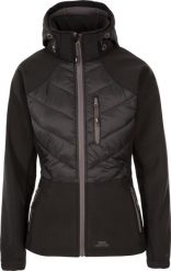 Trespass Elvira - damski softshell czarny. Czarne kurtki softshell damskie Trespass, xs, bez wzorów, z elastanu. Za 296.99 zł.