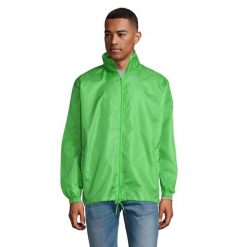 Kurtka Wiatrówka Unisex Dla Dorosłych. Szare kurtki damskie SOL'S, l, bez wzorów, sportowe, bez kaptura. Za 72.99 zł.