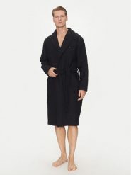 Tommy Hilfiger Szlafrok UM0UM03524 Granatowy. Niebieskie szlafroki męskie Tommy Hilfiger, m, bez wzorów, z bawełny. Za 249.99 zł.