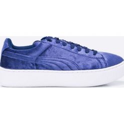 Puma - Buty Vicky Platform VR. Niebieskie buty sportowe na co dzień damskie Puma, bez wzorów, z gumy. W wyprzedaży za 159.90 zł.