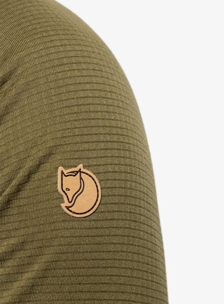 Bluza polarowa męska Fjallraven Abisko Lite Fleece Half Zip. Zielone bluzy z kapturem męskie Fjällräven, m, z materiału. Za 389.39 zł.