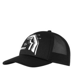 Czapka Mammut Crag Cap Crimp Power Dorośli. Czarne czapki męskie Mammut, bez wzorów, z materiału, klasyczne. Za 216.99 zł.