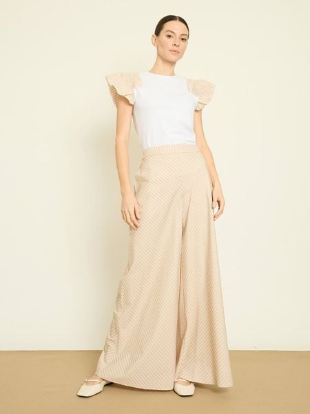 BGN Spodnie w kolorze beżowym rozmiar: 34. Brązowe spodnie materiałowe damskie BGN, bez wzorów, z materiału. Za 121.99 zł.