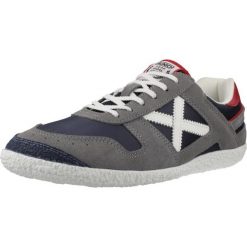 Buty MUNICH GOAL 1634 Szary. Szare buty trekkingowe męskie munich, ze skóry, bez zapięcia. Za 533.99 zł.