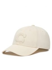 Coach Czapka z daszkiem 29CCN89 Écru. Białe czapki z daszkiem damskie Coach, bez wzorów, z bawełny. Za 209.99 zł.