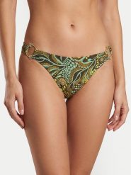 Guess Dół od bikini E6GO24 MC04R Zielony. Zielone bikini damskie Guess, z aplikacjami. Za 269.99 zł.