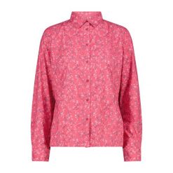 Koszula damska turystyczne CMP 34S6156. Czerwone koszule damskie CMP, s, bez wzorów, sportowe, bez kołnierzyka, bez ramiączek. Za 276.00 zł.