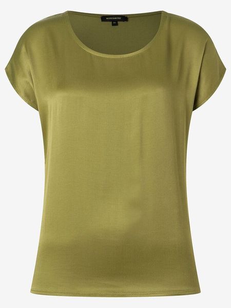 More & More Koszulka w kolorze oliwkowym rozmiar: 40. Zielone bluzki damskie MORE & MORE, bez wzorów, z wiskozy, bez kołnierzyka. Za 78.28 zł.