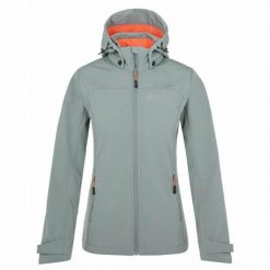 Damska kurtka softshell Kilpi RAVIA-W. Szare kurtki damskie Kilpi, xs, bez wzorów, z softshellu, bez kaptura. Za 318.77 zł.
