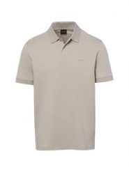 BOSS Orange koszulka polo - Pe_Interlock Mężczyźni Bawełna szary, S. Pomarańczowe koszulki polo męskie Boss Orange, m, bez wzorów, z bawełny, bez ramiączek. Za 379.95 zł.