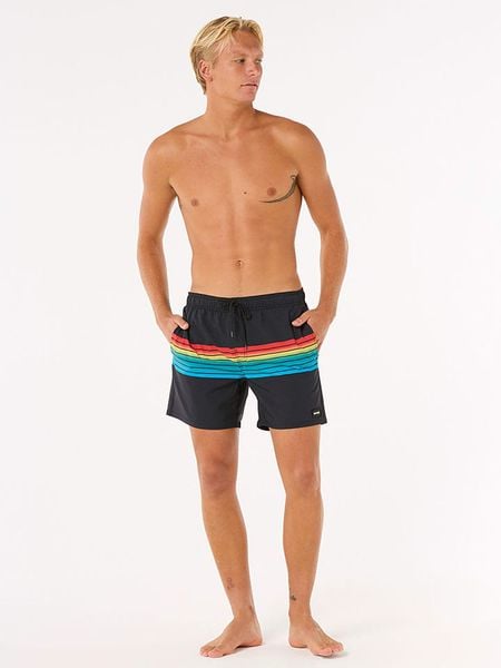 Rip Curl Szorty kąpielowe "Surf Revival Volley" w kolorze czarnym ze wzorem rozmiar: M. Czarne szorty sportowe męskie Rip Curl, m, z materiału, outdoorowe. Za 106.87 zł.