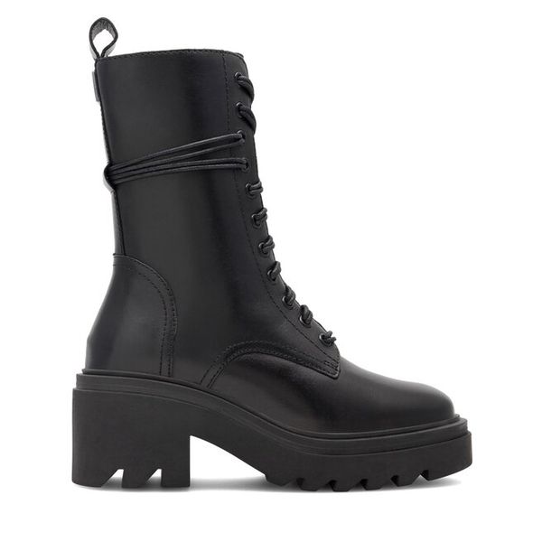 Trapery GINO ROSSI. Czarne trapery damskie Gino Rossi, bez obcasa. Za 379.99 zł.
