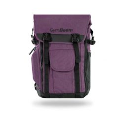 Plecak turystyczny wodoodporny 25 L Adventure. Fioletowe plecaki damskie GYMBEAM, bez wzorów, z materiału, biznesowe. Za 145.90 zł.