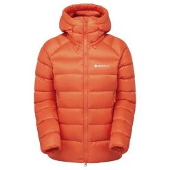 Damska kurtka puchowa Montane WoAnti-Freeze Xt. Brązowe kurtki damskie Montane, bez wzorów, z puchu, bez kaptura. W wyprzedaży za 906.50 zł.