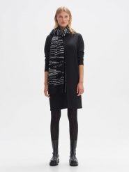 OPUS Szal "Azebri" w kolorze czarno-srebrnym - 180 x 70 cm rozmiar: onesize. Czarne szaliki i kominy damskie Opus, bez wzorów, z wełny. Za 65.99 zł.