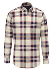 FYNCH-HATTON Koszula - Casual fit - w kolorze kremowym rozmiar: 3XL. Brązowe koszule męskie Fynch-Hatton, xl, bez wzorów, z bawełny, bez kołnierzyka, bez ramiączek. Za 100.99 zł.